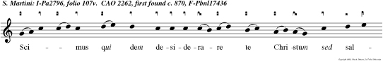 Scimus qui dem desiderare te Christum sed salva sun tibi tua, prae mia nostr potius miserere quos deseris.