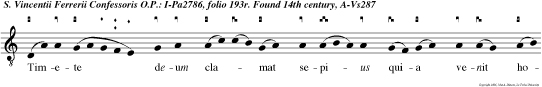 Timete deum clamat sepius quia venit hora judici eius quo
