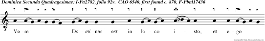 Vere Dominus est in loco isto, et ego nesciebam