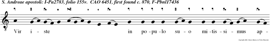 Vir iste in populo suo mitissimus apparuit: san titate autem et gratia plenus.